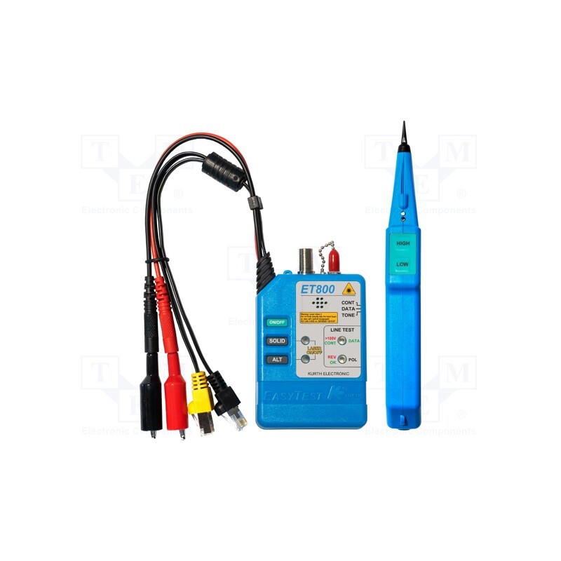 1 pcs x Kurth Electronic - KE801 - Tester: wire localizer, EasyTest, 350VAC,500VDC, 0.25m