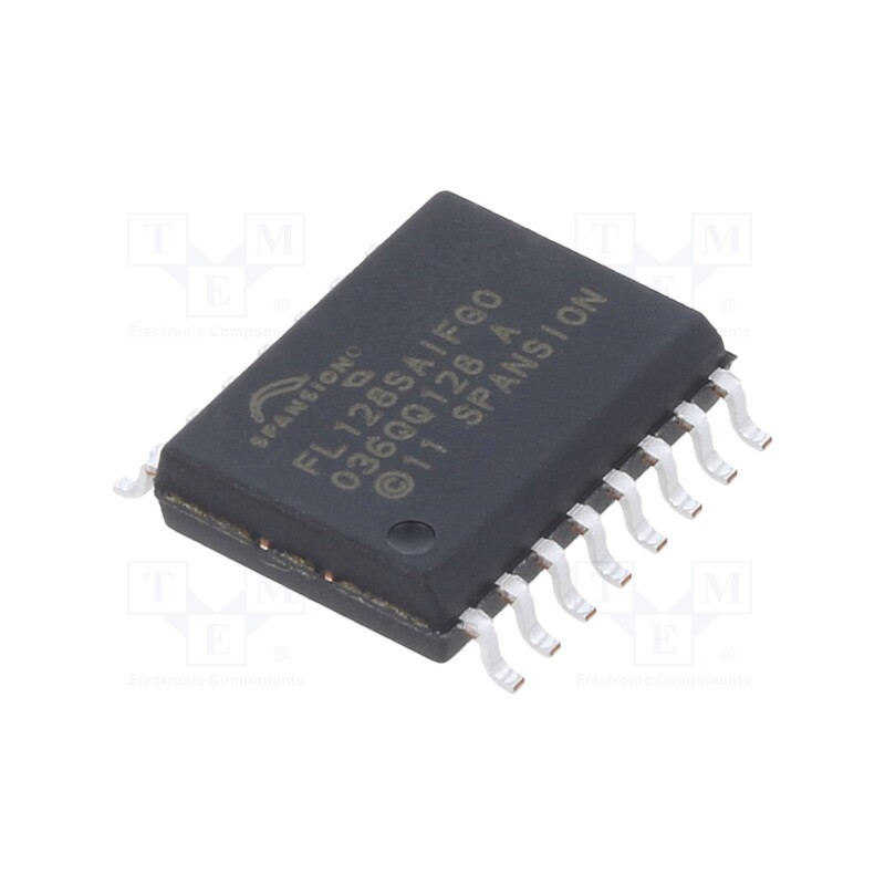 1 pcs x INFINEON (CYPRESS) - S25FL128SAGMFIG01 - IC: FLASH memory, 128MbFLASH, SPI, 133MHz, 2.7÷3.6V, SO16, serial