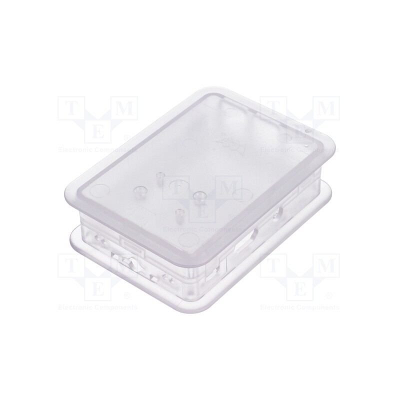 1 pcs x TEKO - TEK-BERRY3.0 - Enclosure: for computer, Raspberry Pi 3, semi-transparent