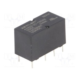 1 pcs x ZETTLER - AZ822-2C-12DSE - Relay: electromagnetic, DPDT, Ucoil: 12VDC, 2A, 0.5A/120VAC, PCB