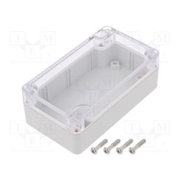 1 pcs x GAINTA - G203C-IP67 - Enclosure: multipurpose, X: 65mm, Y: 115mm, Z: 40mm, polycarbonate