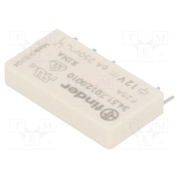 1 pcs x FINDER - 34.51.7.012.0010 - Relay: electromagnetic, SPDT, Ucoil: 12VDC, Icontacts max: 6A, 840Ω