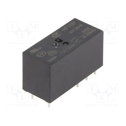 1 pcs x HONGFA RELAY - HF115F/024-2ZS4B - Relay: electromagnetic, DPDT, Ucoil: 24VDC, 8A, 8A/250VAC, 8A/24VDC