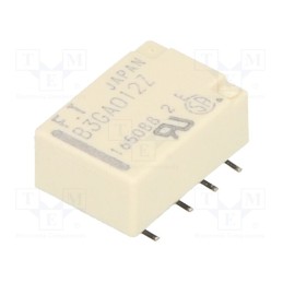 1 pcs x FUJITSU - FTR-B3GA012Z - Relay: electromagnetic, DPDT, Ucoil: 12VDC, 2A, 0.3A/125VAC, SMT