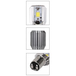 LED bulb motorcycle quad ba20d h6 s2 2000lm