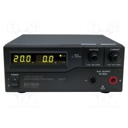 1 pcs x EXTECH - 382276 - Power supply: laboratory, single-channel,linear, 1÷30VDC, 1÷20A