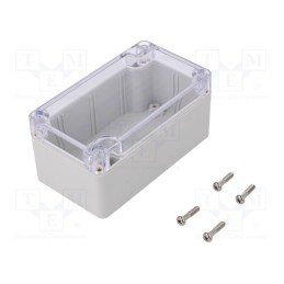 1 pcs x GAINTA - P205C-IP68 - Enclosure: multipurpose, X: 65mm, Y: 115mm, Z: 55mm, polycarbonate