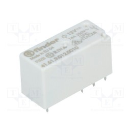 1 pcs x FINDER - 41.61.9.012.0010 - Relay: electromagnetic, SPDT, Ucoil: 12VDC, 30A, 16A/250VAC, PCB