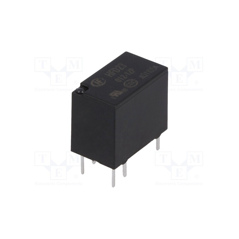 1 pcs x HONGFA RELAY - HFD23/012-1ZP - Relay: electromagnetic, SPDT, Ucoil: 12VDC, 2A, 0.5A/125VAC, PCB