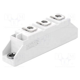 1 pcs x SEMIKRON DANFOSS - SKKD 46/16 07897072 - Module: diode, double series, 1.6kV, If: 45A, SEMIPACK1, A10, screw