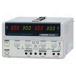 1 pcs x GW INSTEK - GPS-3303 - Power supply: laboratory, linear,multi-channel, 0÷30VDC, 0÷3A