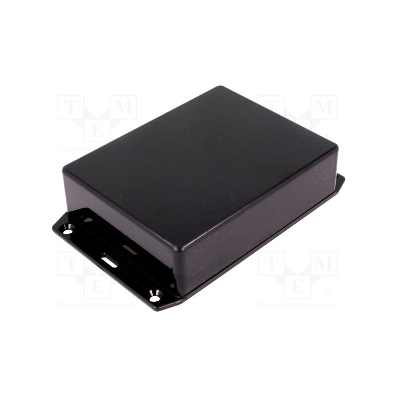 1 pcs x HAMMOND - 1591GFLBK - Enclosure: multipurpose, X: 94mm, Y: 121mm, Z: 34mm, 1591, ABS, black