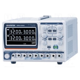 1 pcs x GW INSTEK - GPE-4323 - Power supply: laboratory, linear,multi-channel, 0÷32VDC, 0÷3A