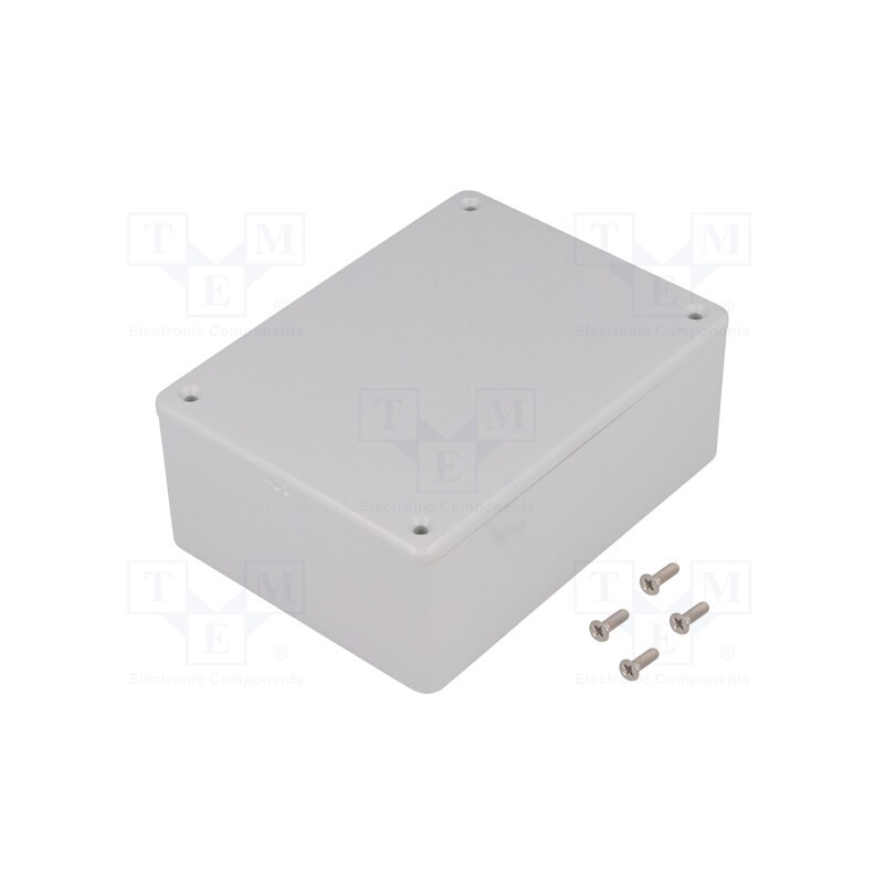 1 pcs x HAMMOND - 1591SGY - Enclosure: multipurpose, X: 82mm, Y: 110mm, Z: 44mm, 1591, ABS, grey