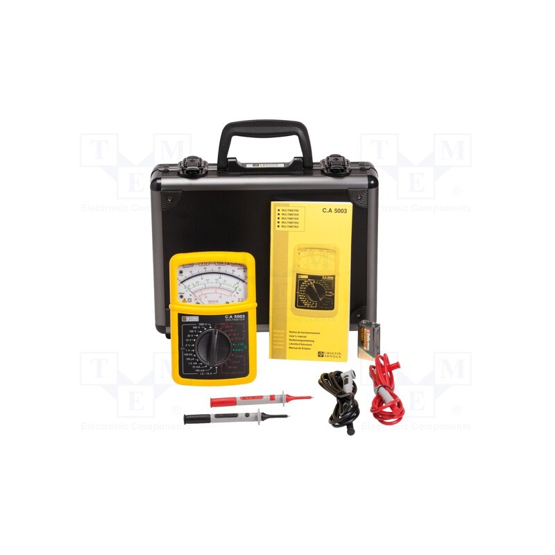 1 pcs x CHAUVIN ARNOUX - P01196522F - Analogue multimeter, VDC: 100mV,1V,3V,10V,30V,100V,300V,1kV