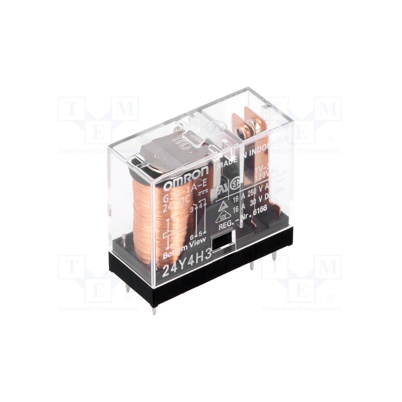 1 pcs x OMRON OCB - G2R-1A-E 24VDC - Relay: electromagnetic, SPST-NO, Ucoil: 24VDC, Icontacts max: 16A