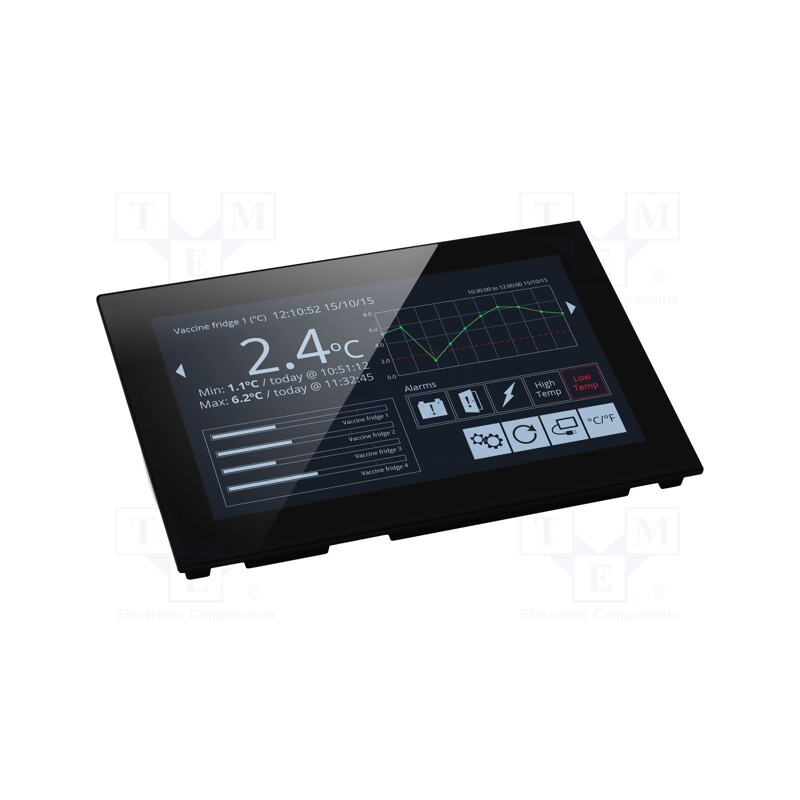 1 pcs x LASCAR - SGD 70-A - Voltmeter, digital,mounting, 0÷40V, on panel, colour,LCD TFT 7'