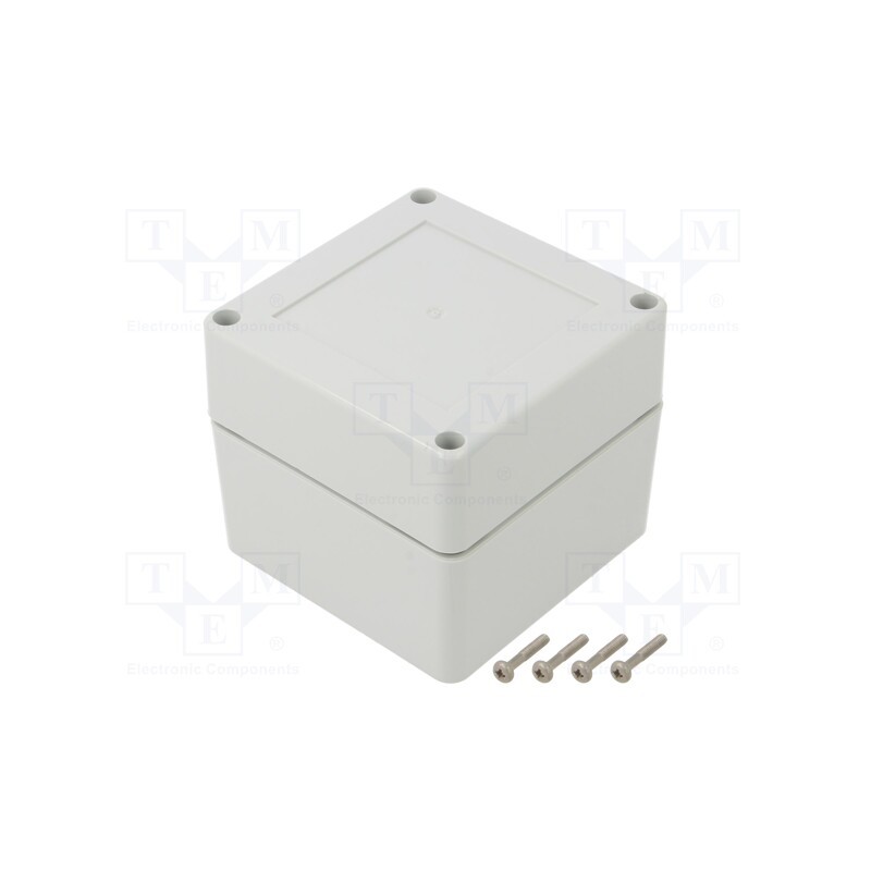 1 pcs x KRADEX - ZP90.90.75SJ TM PC - Enclosure: multipurpose, X: 90mm, Y: 90mm, Z: 75mm, ZP, polycarbonate