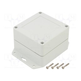 1 pcs x KRADEX - ZP90.90.60SUJ TM PC - Enclosure: multipurpose, X: 90mm, Y: 90mm, Z: 60mm, ZP, polycarbonate