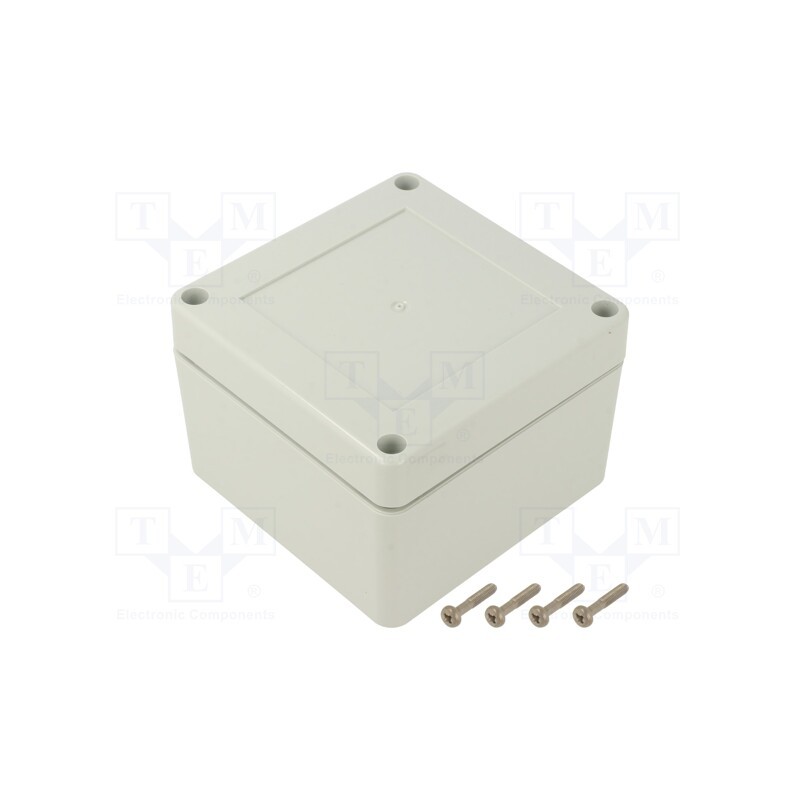 1 pcs x KRADEX - ZP90.90.60SJ TM PC - Enclosure: multipurpose, X: 90mm, Y: 90mm, Z: 60mm, ZP, polycarbonate
