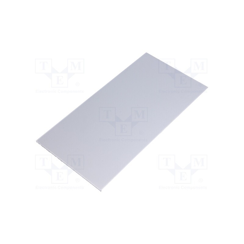 1 pcs x BOPLA - 87412100 - Front panel, Series: ALURAIL, natural, aluminium, X: 101.8mm