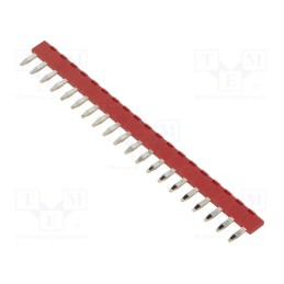 1 pcs x OMRON - PYDN-6.2-200R - Connection bridge, PIN: 20, 32A, Series: G2RV-ST, red