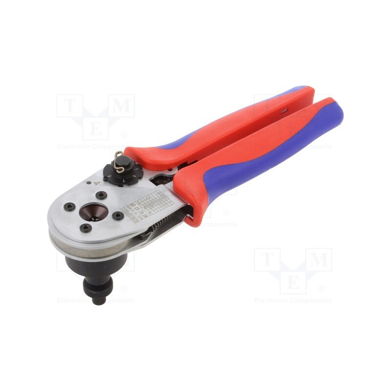 1 pcs x KNIPEX - 97 52 67 DT - Tool: for crimping, connectors DT, 22AWG÷12AWG, 0.35÷3mm2, 230mm