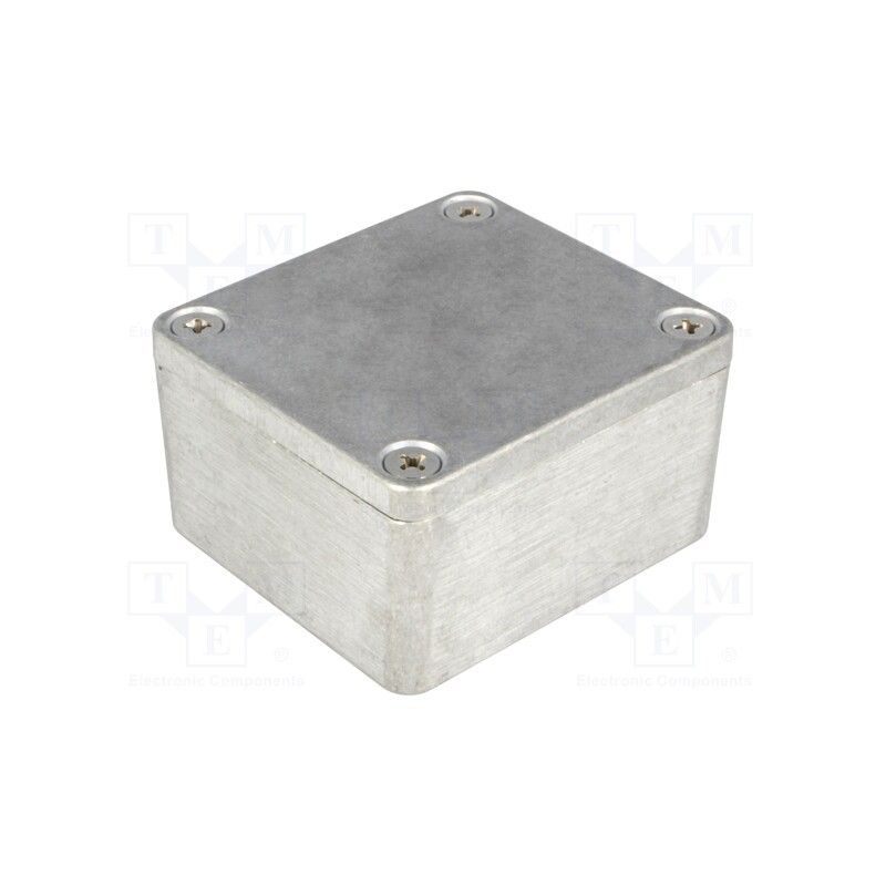 1 pcs x HAMMOND - 1550Z104 - Enclosure: multipurpose, X: 58mm, Y: 64mm, Z: 35mm, 1550Z, aluminium