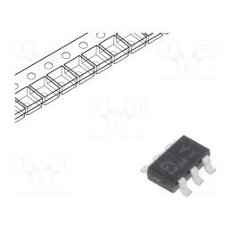 5 pcs x ONSEMI - CPH6341-TL-W - Transistor: P-MOSFET, unipolar, -30V, -5A, Idm: -20A, 1.6W, SOT26