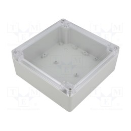 1 pcs x KRADEX - ZP150.150.60JPH TM ABS-PC - Enclosure: multipurpose, X: 150mm, Y: 150mm, Z: 60mm, ZP, ABS, gasket