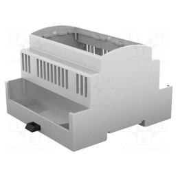 1 pcs x ITALTRONIC - 25.0502000.BL - Enclosure: for DIN rail mounting, Y: 90mm, X: 87.8mm, Z: 62mm, grey