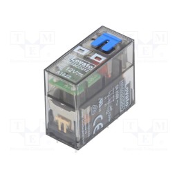 1 pcs x LOVATO ELECTRIC - HR502CD012 - Relay: electromagnetic, DPDT, Ucoil: 12VDC, 8A, 8A/250VAC, 8A/30VDC