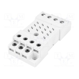 1 pcs x RELPOL - GZ14 - Socket, PIN: 14, 10A, 250VAC, on panel, screw terminals, Series: R15