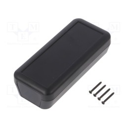 1 pcs x HAMMOND - 1552D3BK - Enclosure: for remote controller, IP54, UL94HB, X: 50mm, Y: 110mm