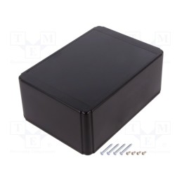 1 pcs x HAMMOND - RL6555BK - Enclosure: multipurpose, X: 125mm, Y: 175mm, Z: 70mm, Ritec, ABS, IP54