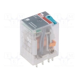 1 pcs x ABB - 1SVR405612R1100 - Relay: electromagnetic, 3PDT, Ucoil: 24VDC, Icontacts max: 10A