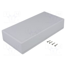 1 pcs x HAMMOND - 1599HSGY - Enclosure: multipurpose, X: 110mm, Y: 220mm, Z: 44mm, 1599, ABS, grey