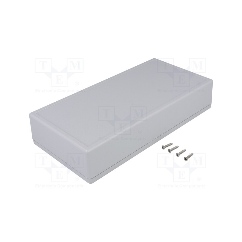 1 pcs x HAMMOND - 1599HSGY - Enclosure: multipurpose, X: 110mm, Y: 220mm, Z: 44mm, 1599, ABS, grey