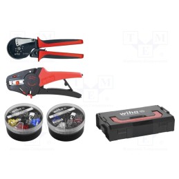 1 set x WIHA - 43987 - Kit: for crimping push-on connectors, terminal crimping