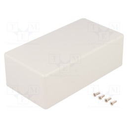 1 pcs x HAMMOND - 1591DGY - Enclosure: multipurpose, X: 80mm, Y: 150mm, Z: 46mm, 1591, ABS, grey