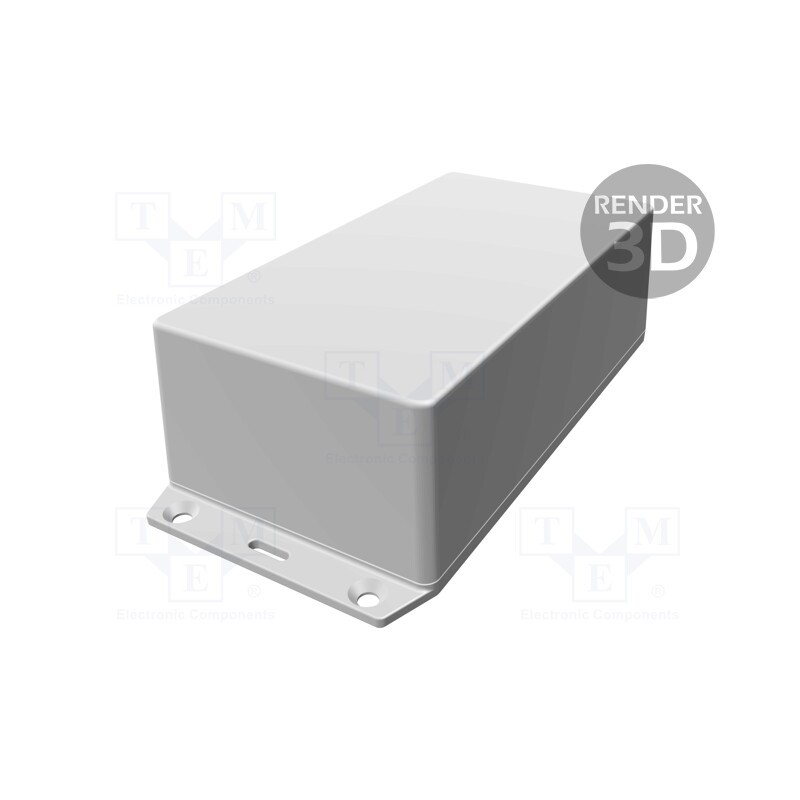1 pcs x HAMMOND - 1591XXDFLGY - Enclosure: multipurpose, X: 82mm, Y: 152mm, Z: 50mm, 1591XX, ABS, grey