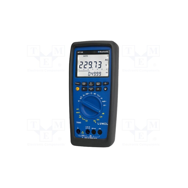 1 pcs x LUMEL - NP15B-500M1 - Digital multimeter, Bluetooth, LCD, 4x/s, True RMS, 10÷1MHz, NP15B
