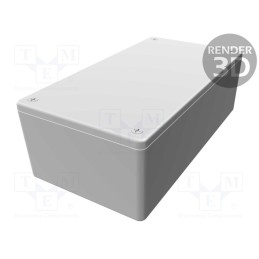 1 pcs x HAMMOND - 1591XXDGY - Enclosure: multipurpose, X: 82mm, Y: 152mm, Z: 50mm, 1591XX, ABS, grey