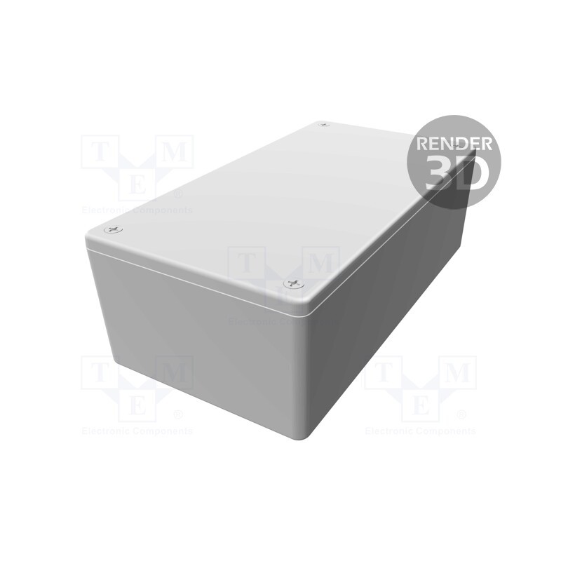 1 pcs x HAMMOND - 1591XXDGY - Enclosure: multipurpose, X: 82mm, Y: 152mm, Z: 50mm, 1591XX, ABS, grey