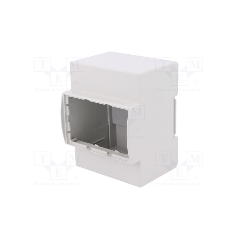 1 pcs x ITALTRONIC - 25.0410000.BL - Enclosure: for DIN rail mounting, Y: 90mm, X: 71mm, Z: 62mm, grey