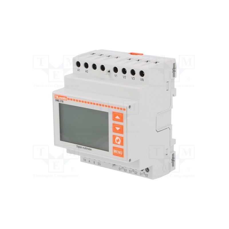 1 pcs x LOVATO ELECTRIC - DMG 210 - Meter: network parameters, for DIN rail mounting, LCD, 128x80