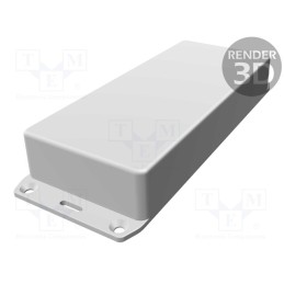 1 pcs x HAMMOND - 1591HFLBK - Enclosure: multipurpose, X: 71mm, Y: 165mm, Z: 29mm, 1591, ABS, black