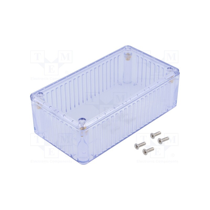 1 pcs x HAMMOND - 1591CTCL - Enclosure: multipurpose, X: 65mm, Y: 120mm, Z: 36mm, 1591, IP54