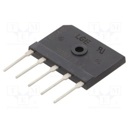 1 pcs x LUGUANG ELECTRONIC - SGBJ2512 - Bridge rectifier: three-phase, Urmax: 1.2kV, If: 25A, Ifsm: 300A