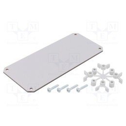 1 pcs x SPELSBERG - 19501001 - Mounting plate, hard paper, W: 74mm, L: 160mm, Thk: 2.5mm